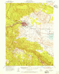 Download a high-resolution, GPS-compatible USGS topo map for Susanville, CA (1956 edition)