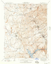 Download a high-resolution, GPS-compatible USGS topo map for Sutter Creek, CA (1957 edition)