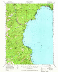 Download a high-resolution, GPS-compatible USGS topo map for Tahoe, CA (1966 edition)