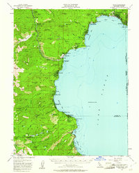 Download a high-resolution, GPS-compatible USGS topo map for Tahoe, CA (1961 edition)