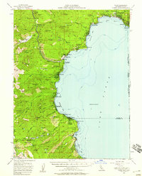 Download a high-resolution, GPS-compatible USGS topo map for Tahoe, CA (1958 edition)