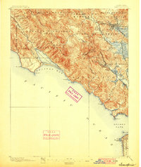 1897 Map of Tamalpais, 1900 Print