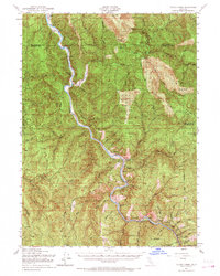 Download a high-resolution, GPS-compatible USGS topo map for Tectah Creek, CA (1968 edition)