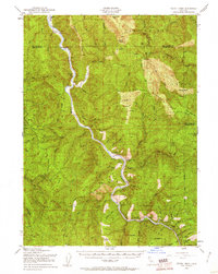 Download a high-resolution, GPS-compatible USGS topo map for Tectah Creek, CA (1961 edition)