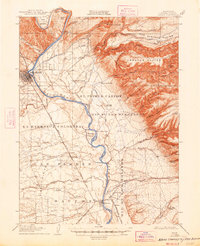 Download a high-resolution, GPS-compatible USGS topo map for Tehama, CA (1947 edition)