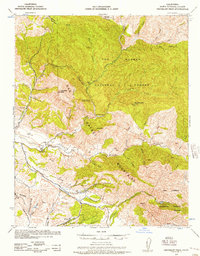 Download a high-resolution, GPS-compatible USGS topo map for Tepusquet Peak, CA (1957 edition)