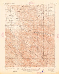 preview thumbnail of historical topo map of Alameda County, CA in 1907