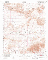 Download a high-resolution, GPS-compatible USGS topo map for Tiefort Mountains, CA (1966 edition)