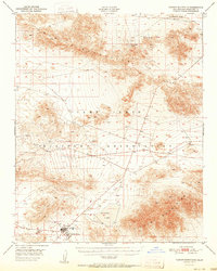 Download a high-resolution, GPS-compatible USGS topo map for Tiefort Mountains, CA (1951 edition)