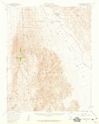 preview thumbnail of historical topo map of Inyo County, CA in 1957