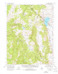 Download a high-resolution, GPS-compatible USGS topo map for Topaz Lake, CA (1977 edition)