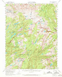 Download a high-resolution, GPS-compatible USGS topo map for Tower Peak, CA (1972 edition)