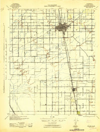 Download a high-resolution, GPS-compatible USGS topo map for Tulare, CA (1942 edition)