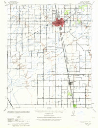 Download a high-resolution, GPS-compatible USGS topo map for Tulare, CA (1963 edition)