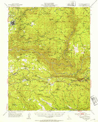 Download a high-resolution, GPS-compatible USGS topo map for Tuolumne, CA (1953 edition)