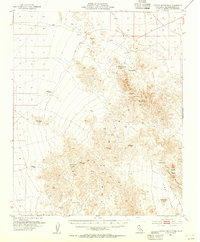 Download a high-resolution, GPS-compatible USGS topo map for Turtle Mountains, CA (1955 edition)