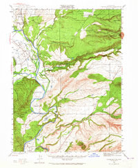 Download a high-resolution, GPS-compatible USGS topo map for Tuscan Buttes, CA (1965 edition)