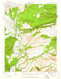 Download a high-resolution, GPS-compatible USGS topo map for Tuscan Buttes, CA (1960 edition)