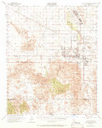 Download a high-resolution, GPS-compatible USGS topo map for Twentynine Palms, CA (1966 edition)