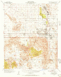 Download a high-resolution, GPS-compatible USGS topo map for Twentynine Palms, CA (1956 edition)