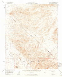 Download a high-resolution, GPS-compatible USGS topo map for Ubehebe Crater, CA (1960 edition)