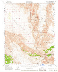 Download a high-resolution, GPS-compatible USGS topo map for Ubehebe Peak, CA (1966 edition)