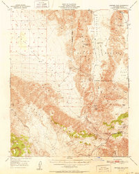 Download a high-resolution, GPS-compatible USGS topo map for Ubehebe Peak, CA (1951 edition)