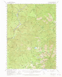 Download a high-resolution, GPS-compatible USGS topo map for Ukonom Lake, CA (1971 edition)