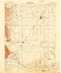Download a high-resolution, GPS-compatible USGS topo map for Vacaville, CA (1944 edition)