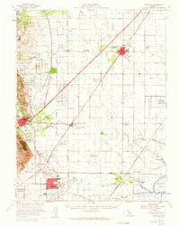 Download a high-resolution, GPS-compatible USGS topo map for Vacaville, CA (1959 edition)