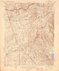 1944 Map of Valley Springs