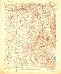 1944 Map of Valley Springs