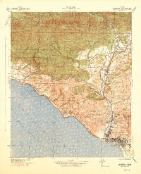 1941 Map of Ventura