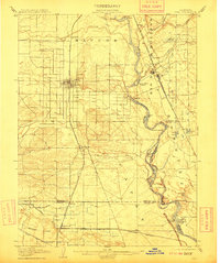 Download a high-resolution, GPS-compatible USGS topo map for Vina, CA (1911 edition)