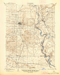 Download a high-resolution, GPS-compatible USGS topo map for Vina, CA (1947 edition)