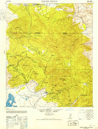 Download a high-resolution, GPS-compatible USGS topo map for Warner Springs, CA (1952 edition)