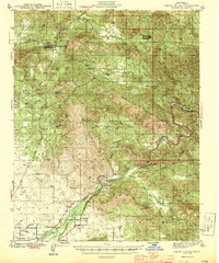 preview thumbnail of historical topo map of Fresno County, CA in 1944