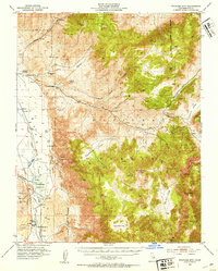 Download a high-resolution, GPS-compatible USGS topo map for Waucoba Mtn, CA (1953 edition)