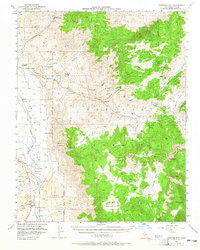 Download a high-resolution, GPS-compatible USGS topo map for Waucoba Mtn, CA (1965 edition)