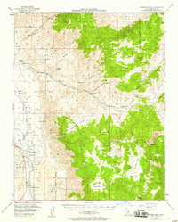 Download a high-resolution, GPS-compatible USGS topo map for Waucoba Mtn, CA (1958 edition)