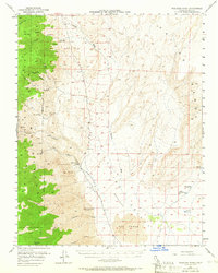 Download a high-resolution, GPS-compatible USGS topo map for Waucoba Wash, CA (1966 edition)