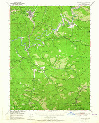 Download a high-resolution, GPS-compatible USGS topo map for Weaverville, CA (1965 edition)