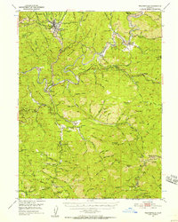 Download a high-resolution, GPS-compatible USGS topo map for Weaverville, CA (1957 edition)