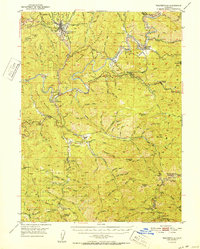 Download a high-resolution, GPS-compatible USGS topo map for Weaverville, CA (1952 edition)