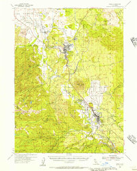 Download a high-resolution, GPS-compatible USGS topo map for Weed, CA (1956 edition)