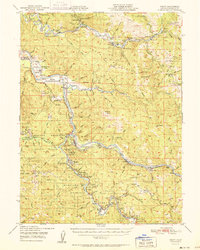 Download a high-resolution, GPS-compatible USGS topo map for Weott, CA (1951 edition)