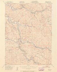 1951 Map of Weott