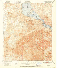 preview thumbnail of historical topo map of San Bernardino County, CA in 1952
