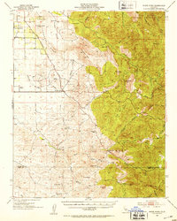 Download a high-resolution, GPS-compatible USGS topo map for White River, CA (1953 edition)