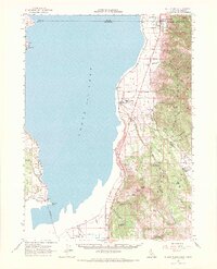 1962 Map of Willow Ranch, 1972 Print